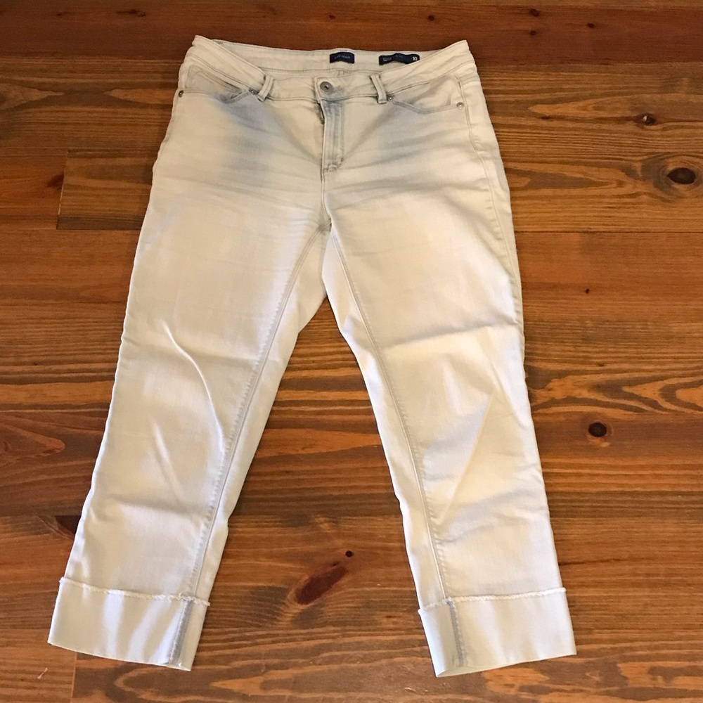 J.Jill Women's Cream Jeans 30